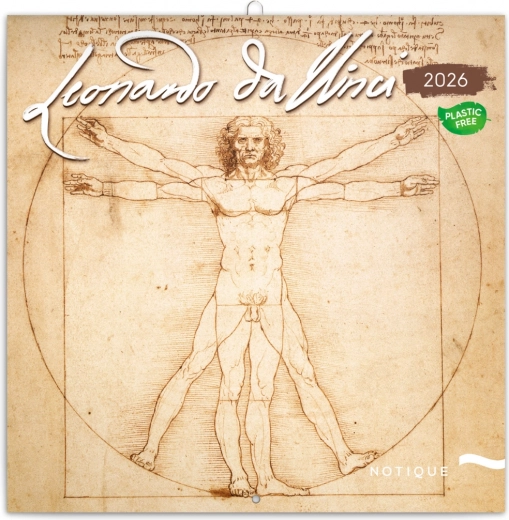 Kalendarz notatkowy Leonardo da Vinci 2026