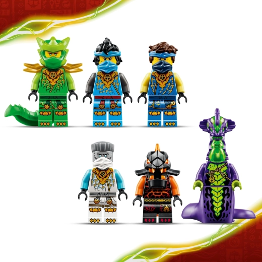 Sześć minifigurek NINJAGO