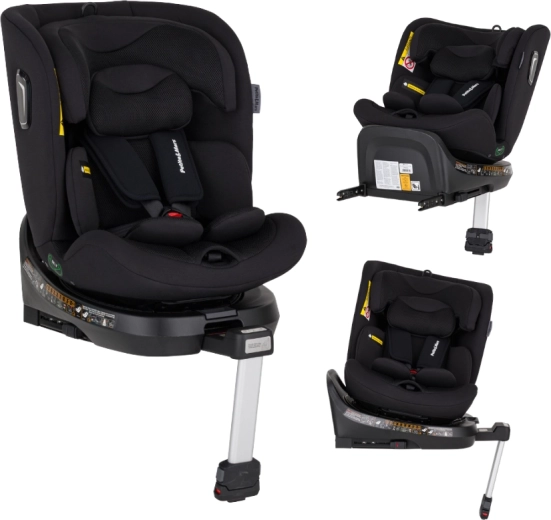 Petite&Mars obrotowy fotelik samochodowy Twistguard Pro i-Size Coal black air 40–150 cm (0–36 kg)