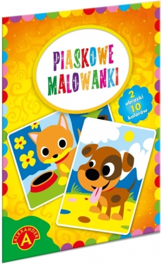 Piaskowe obrazki Piesek, Kotek