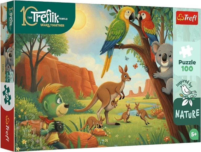 Puzzle Trefl InspiredByNature Koala i kangury 100 elementów