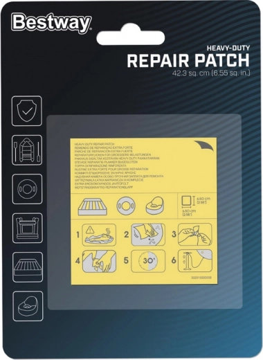 Zestaw samoprzylepnych łat naprawczych 10 szt. Bestway