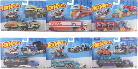 Transporter HOT WHEELS z autkiem 1:64
