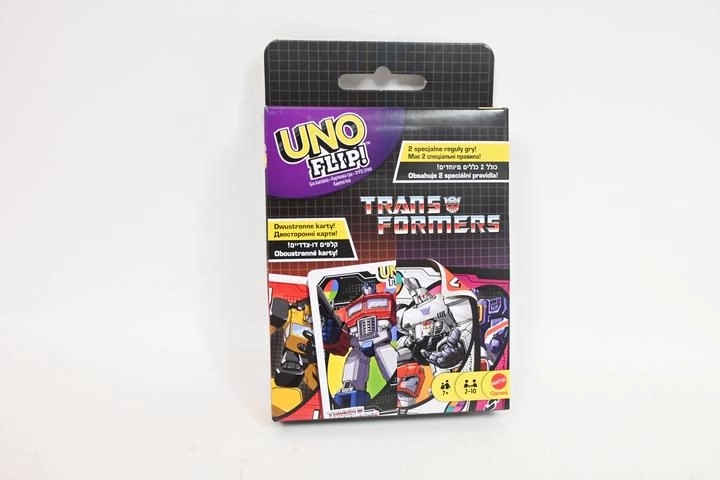 Mattel Uno Flip! Transformers gra karciana