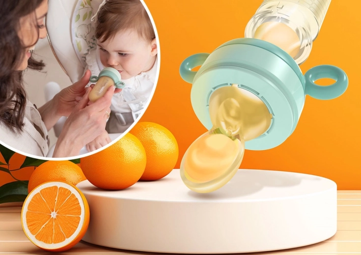 Łyżeczka do przecierów i kaszek 2 w 1