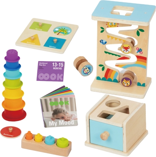 6 aktywności w jednym zestawie Montessori