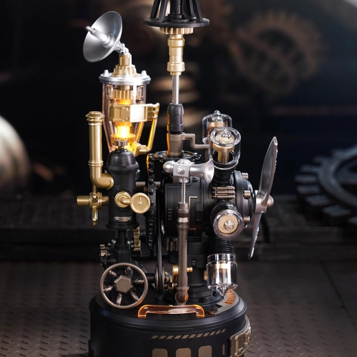 Oświetlenie LED i efekt pary