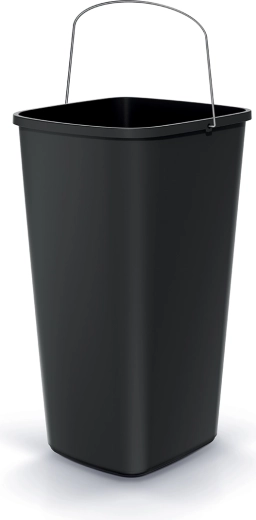 Smukły kształt i szybkie wrzucanie bez pokrywy