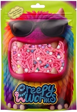 Stnux Creepy Worms – różowe sensoryczne robaczki