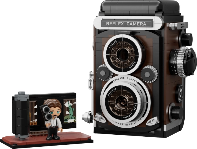 Ikoniczny design TLR z dwoma obiektywami
