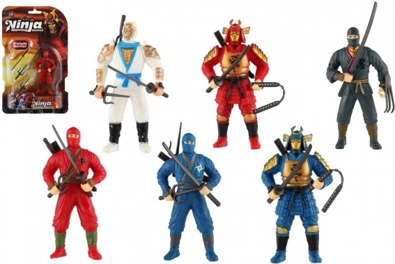 Figurka ninja z dodatkami 10 cm
