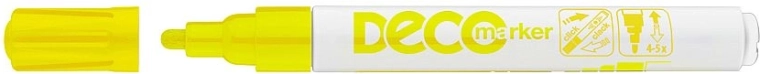 Dekoracyjny marker lakowy ICO, żółty, 2–4 mm