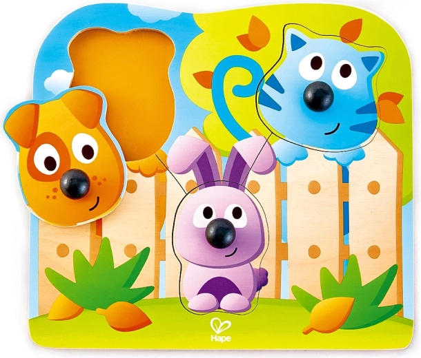 Puzzle z uchwytami Zwierzęta domowe