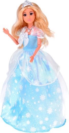 Błyszczący zimowy look