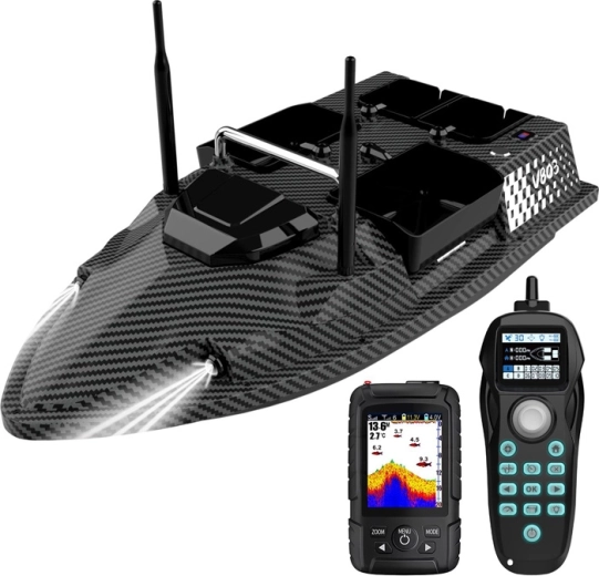 Flytec V803 Pro łódka zanętowa z GPS i sonarem 5200 mAh