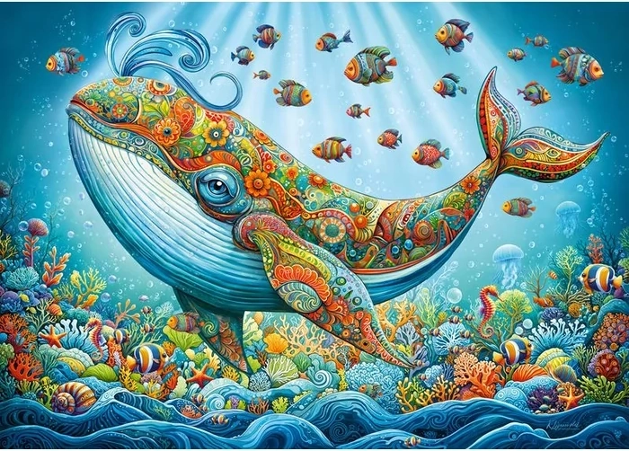 Puzzle Wielorybi Książę 1000 elementów