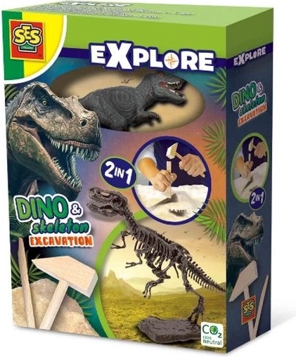 SES Creative Explore 2w1 wykopaliska skamieniałości dinozaura T-Rex