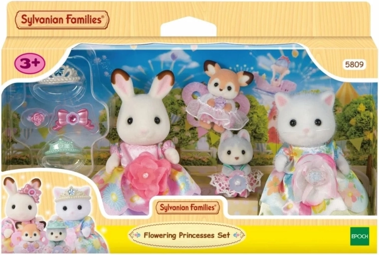 Sylvanian Families Kwiatowe Księżniczki – zestaw 4 figurek