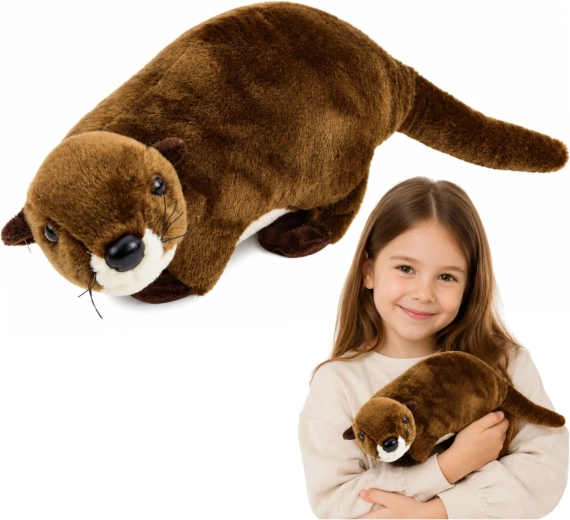 Pluszowa wydra brązowa 37 cm