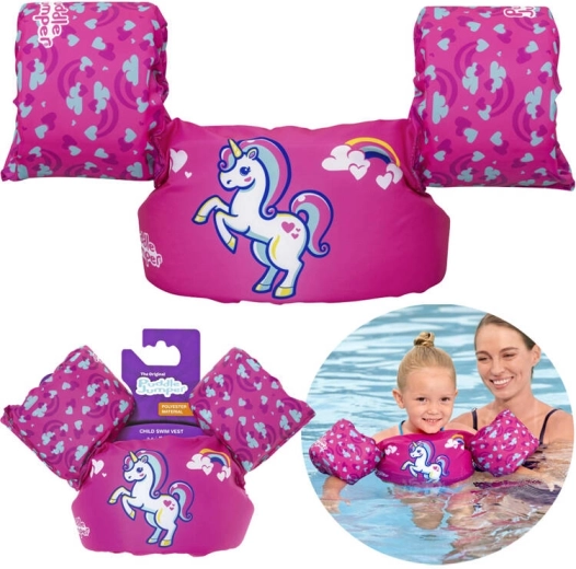 Dziecięcy pas do pływania z rękawkami Puddle Jumper jednorożec 15–30 kg