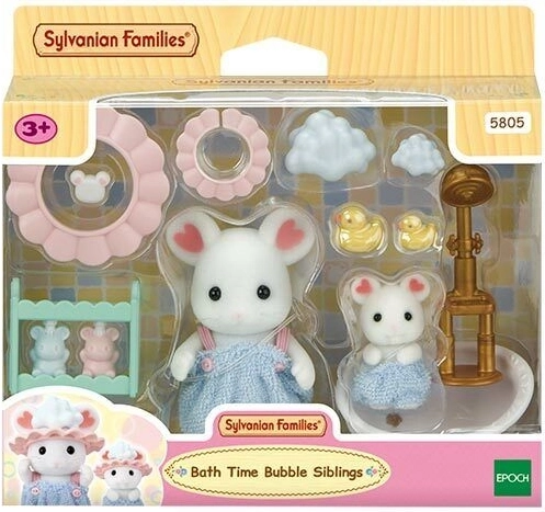 Sylvanian Families kąpiel z bąbelkami – zestaw z myszkami Marshmallow