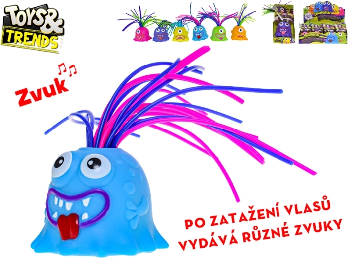 Interaktywna potworka Toys&Trends Brainboooom z długimi włosami i dźwiękami 6 cm
