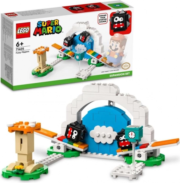 LEGO® Super Mario™ 71405 Fuzzy i płetwy – zestaw rozszerzający
