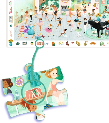 Kolorowa scena sali baletowej