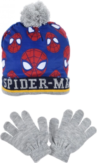 Dziecięca czapka i rękawiczki Spiderman