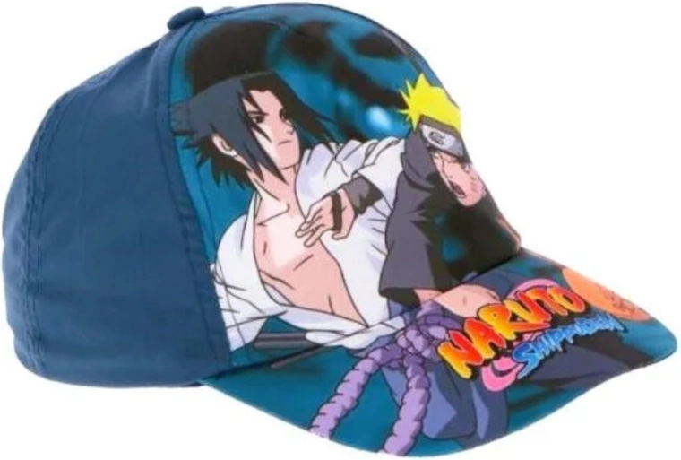 Dziecięca granatowa czapka z daszkiem Naruto