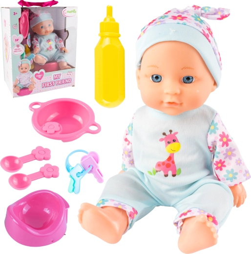 Laleczka niemowlę 29 cm z akcesoriami i nocnikiem