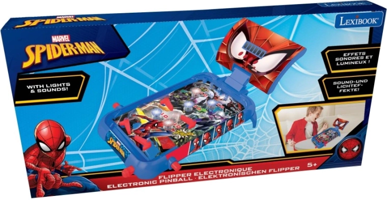 Elektroniczny stolikowy pinball SPIDER-MAN od Lexibook