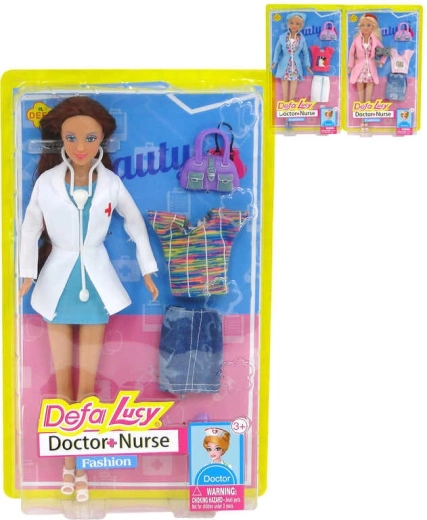 Lalka Defa Lucy lekarka / pielęgniarka 29 cm z akcesoriami - 1 sztuka