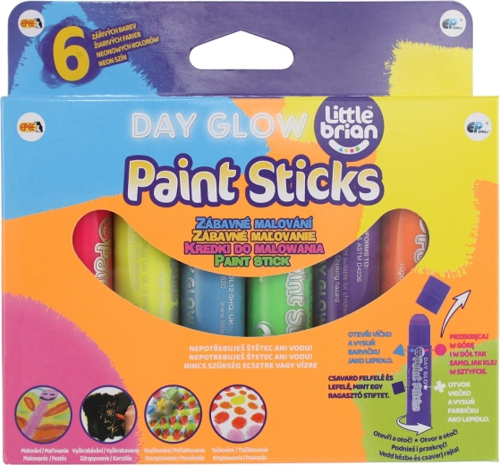 Little Brian paint Sticks – jaskrawe kolory