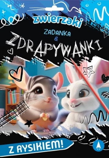 Zwierzaki – zadania i obrazki do zdrapywania dla przedszkolaków