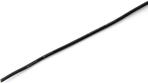 Silikonowy przewód MSP 2,5 mm² (13 AWG) czarny 1 m