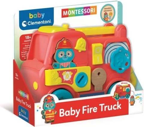 Montessori wóz strażacki Baby Clementoni dla najmłodszych