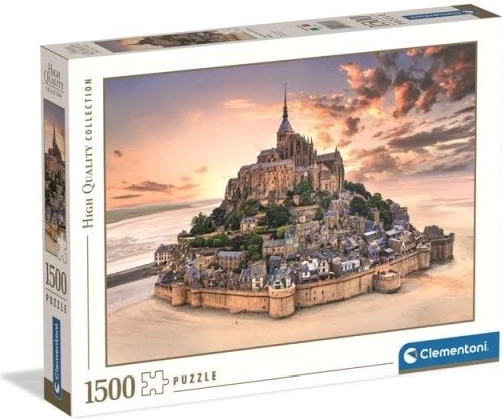 Puzzle Clementoni Mont Saint-Michel o wschodzie słońca, 1500 elementów
