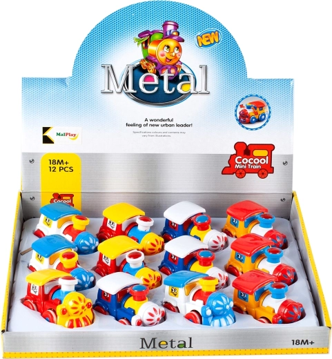 metalowa lokomotywka z napędem