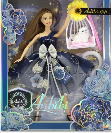 Anbibi kwiatowa lalka Anetka 28 cm