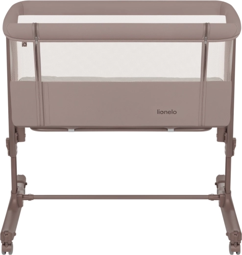Lionelo Aurora 3w1 łóżeczko dziecięce i dostawka beige taupe