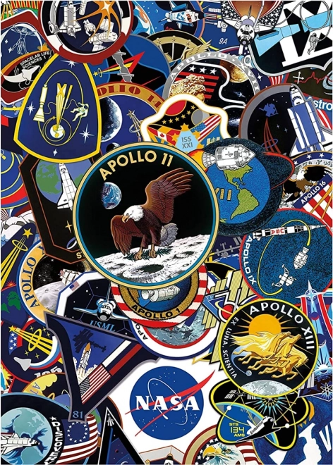AQUARIUS Puzzle NASA Naszywki Misji 1000 Elementów