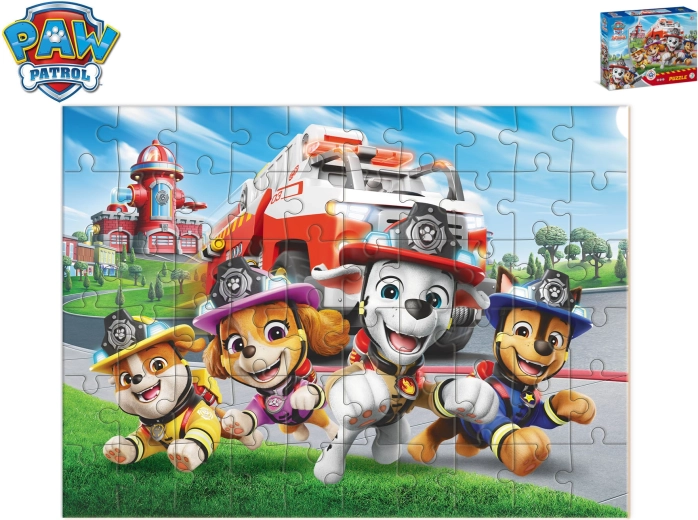 Puzzle dziecięce Psi Patrol – stacja ratunkowa w Adventure Bay (60 elementów)