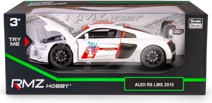 RMZ Hobby Audi R8 2015 biały model 1:32