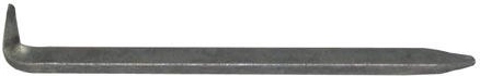 Hak murarski do ściany 80 mm 4 × 4 (5 szt.)