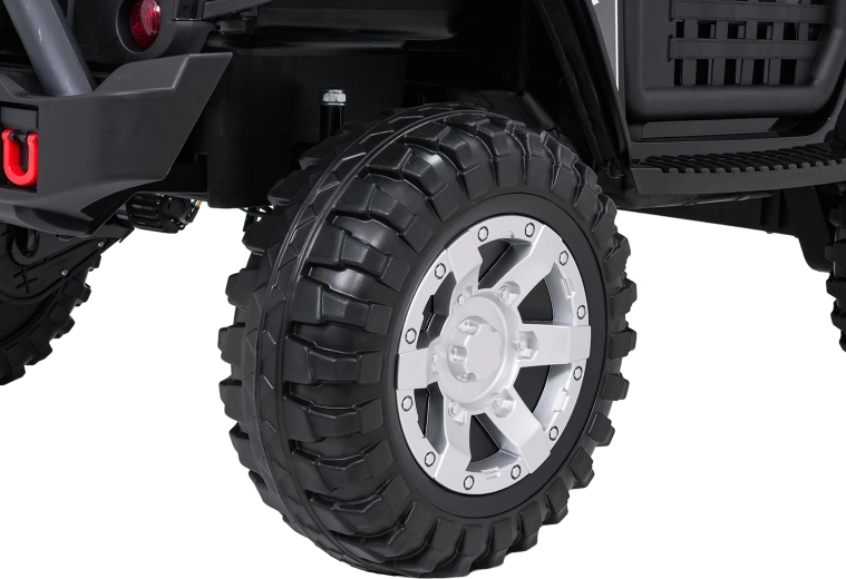 Miękkie koła EVA i podwójne zawieszenie