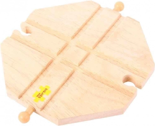 Bigjigs Rail Drewniane Skrzyżowanie Kolejki