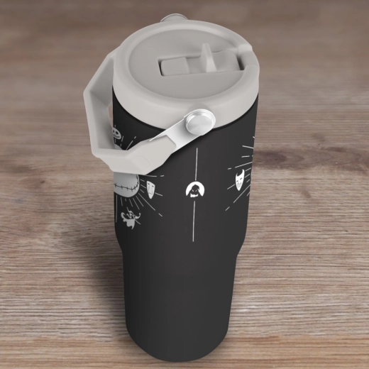 Zamykana pokrywka z ustnikiem przeciw rozlaniu