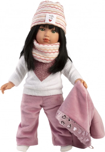 Zimowy outfit dla lalki 40 cm