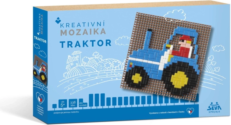 Kreatywna mozaika Traktor (338 elementów)